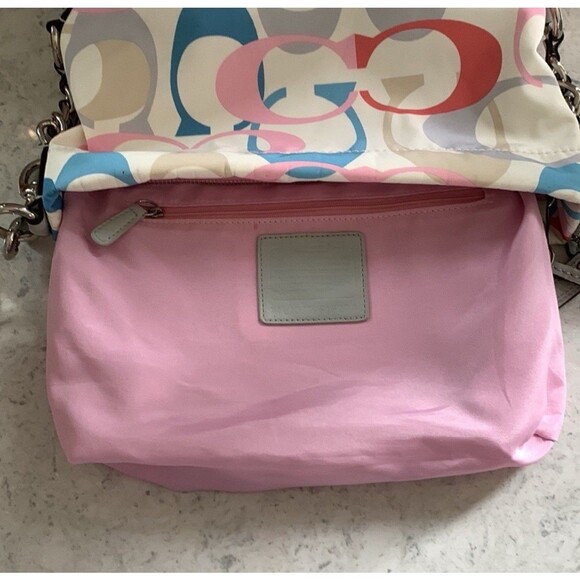 Coach Carly Signature Optic Shoulder Bag - Picture 12 of 16